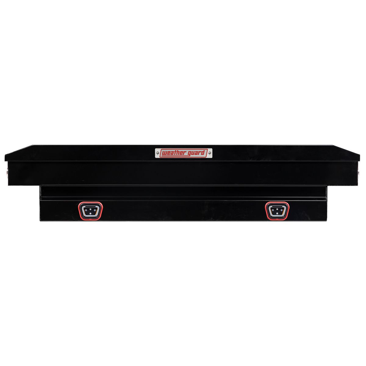 Weather Guard Crossover Tool Box for Mid-Size Trucks Gloss Black Steel Standard Model 156-5-04
