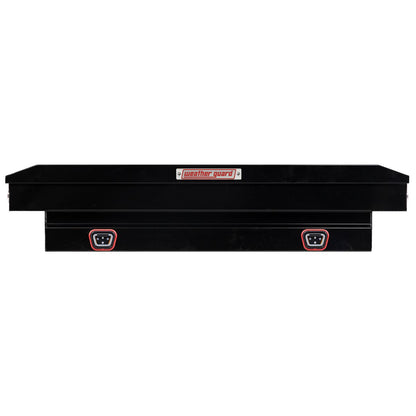 Weather Guard Crossover Tool Box for Mid-Size Trucks Gloss Black Steel Standard Model 156-5-04