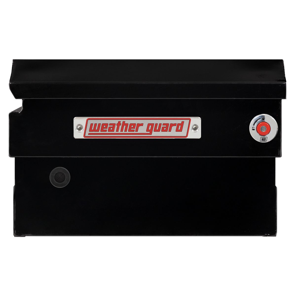 Weather Guard Crossover Tool Box for Mid-Size Trucks Gloss Black Steel Standard Model 156-5-04