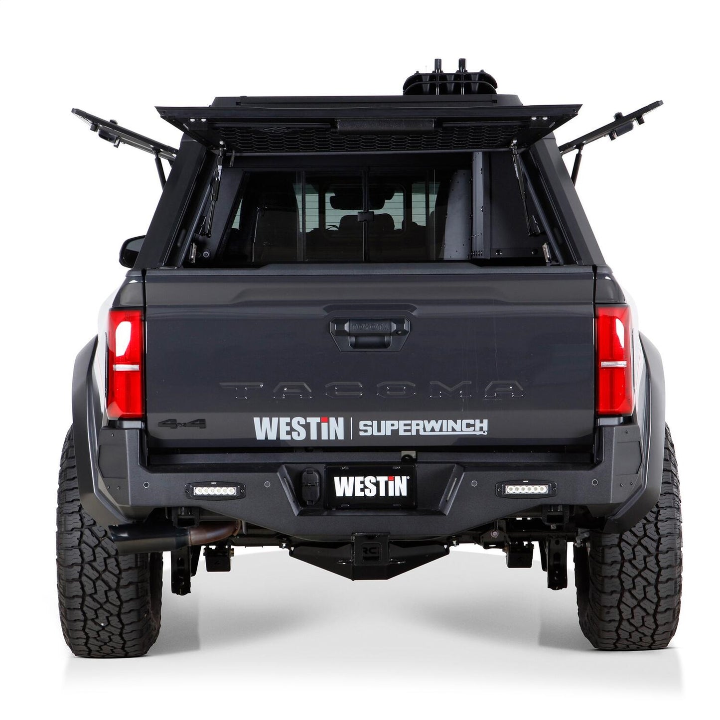 Westin EXP Truck Cap for Toyota Tacoma (2024-2026) - Solid Front Glass - 16-12785