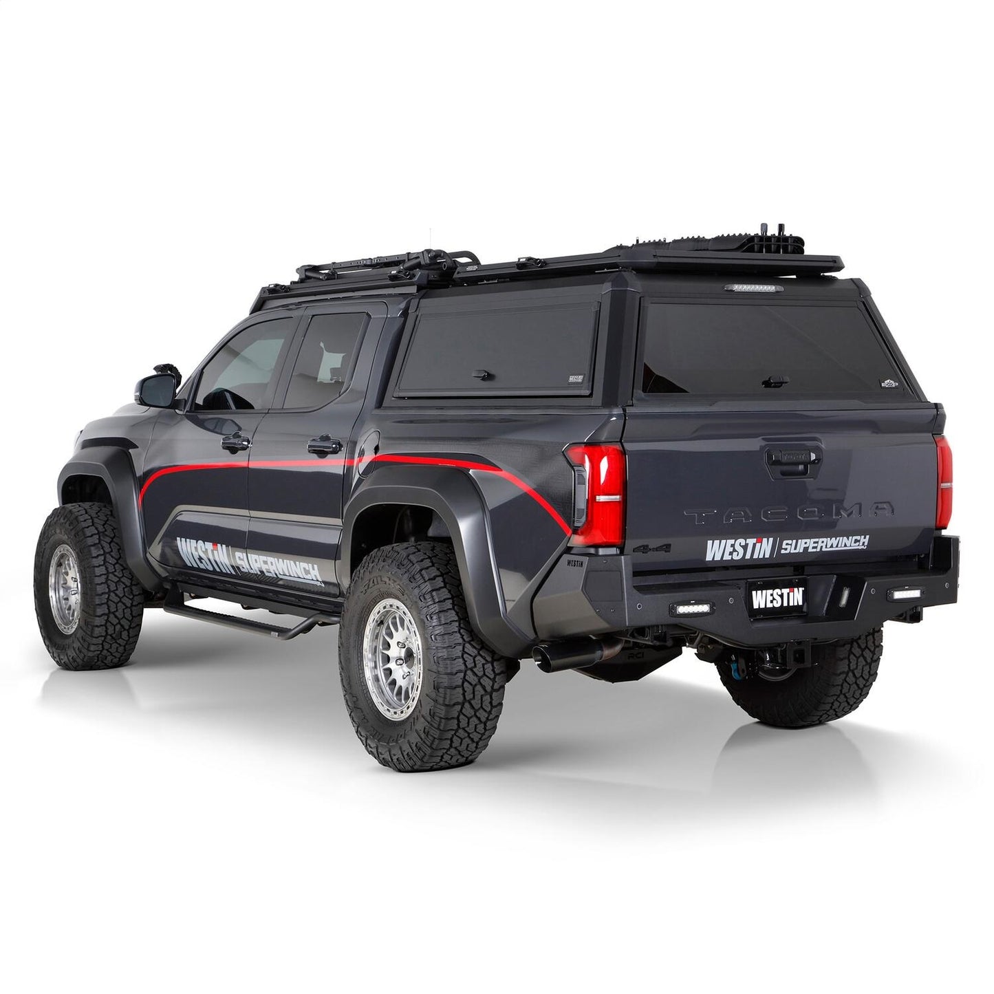 Westin EXP Truck Cap for Toyota Tacoma (2024-2026) - Solid Front Glass - 16-12785