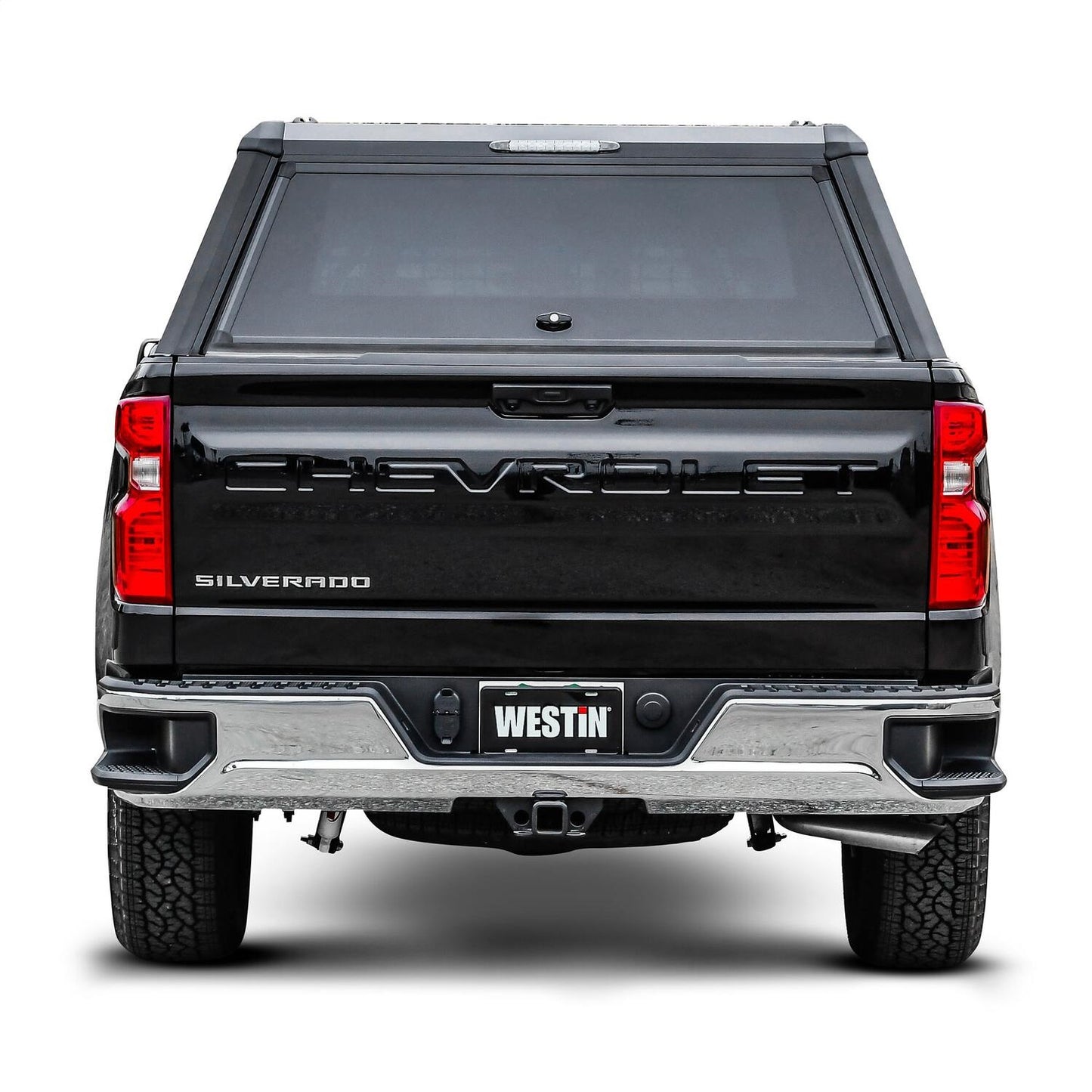 Westin EXP Truck Cap for Chevrolet/GMC Silverado/Sierra 1500 (2019-2026) - 5.8-ft Bed - Solid Front Glass - 16-13955