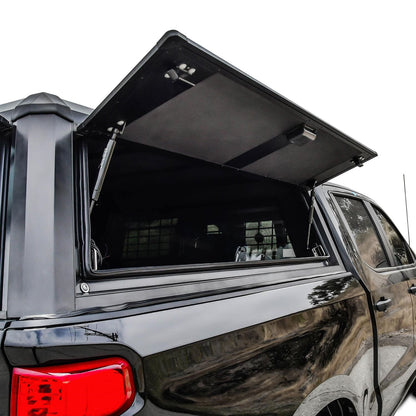 Westin EXP Truck Cap for Chevrolet/GMC Silverado/Sierra 1500 (2019-2026) - 5.8-ft Bed - Solid Front Glass - 16-13955
