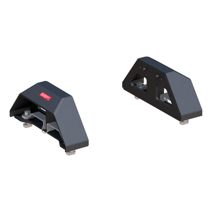 CURT Puck 5th Wheel Legs, Select Silverado, Sierra HD, 8' Bed, 30K, Carbide Black - 16024