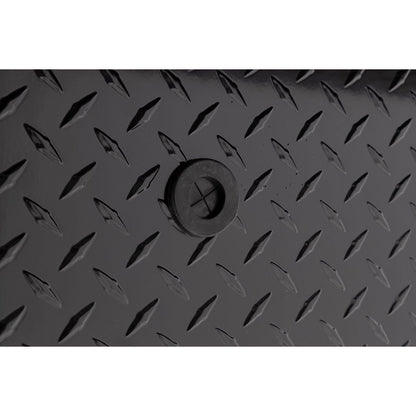 Weather Guard Side Mount Tool Box 87x17x13 Gloss Black Aluminum Standard Model 164-5-04