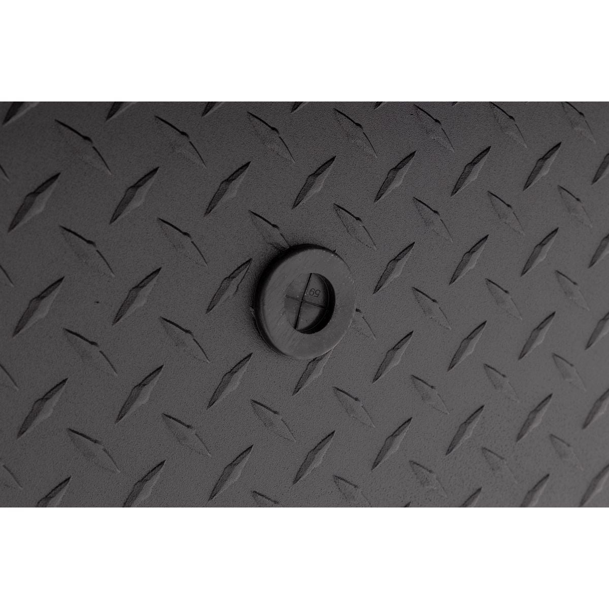 Weather Guard Side Mount Tool Box 87x17x13 Textured Matte Black Aluminum Standard Model 164-52-04