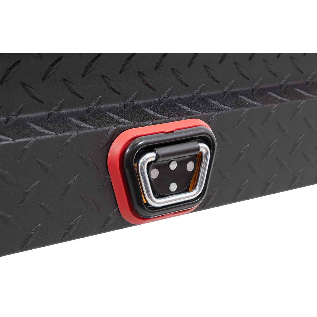 Weather Guard Side Mount Tool Box 87x17x13 Textured Matte Black Aluminum Standard Model 164-52-04