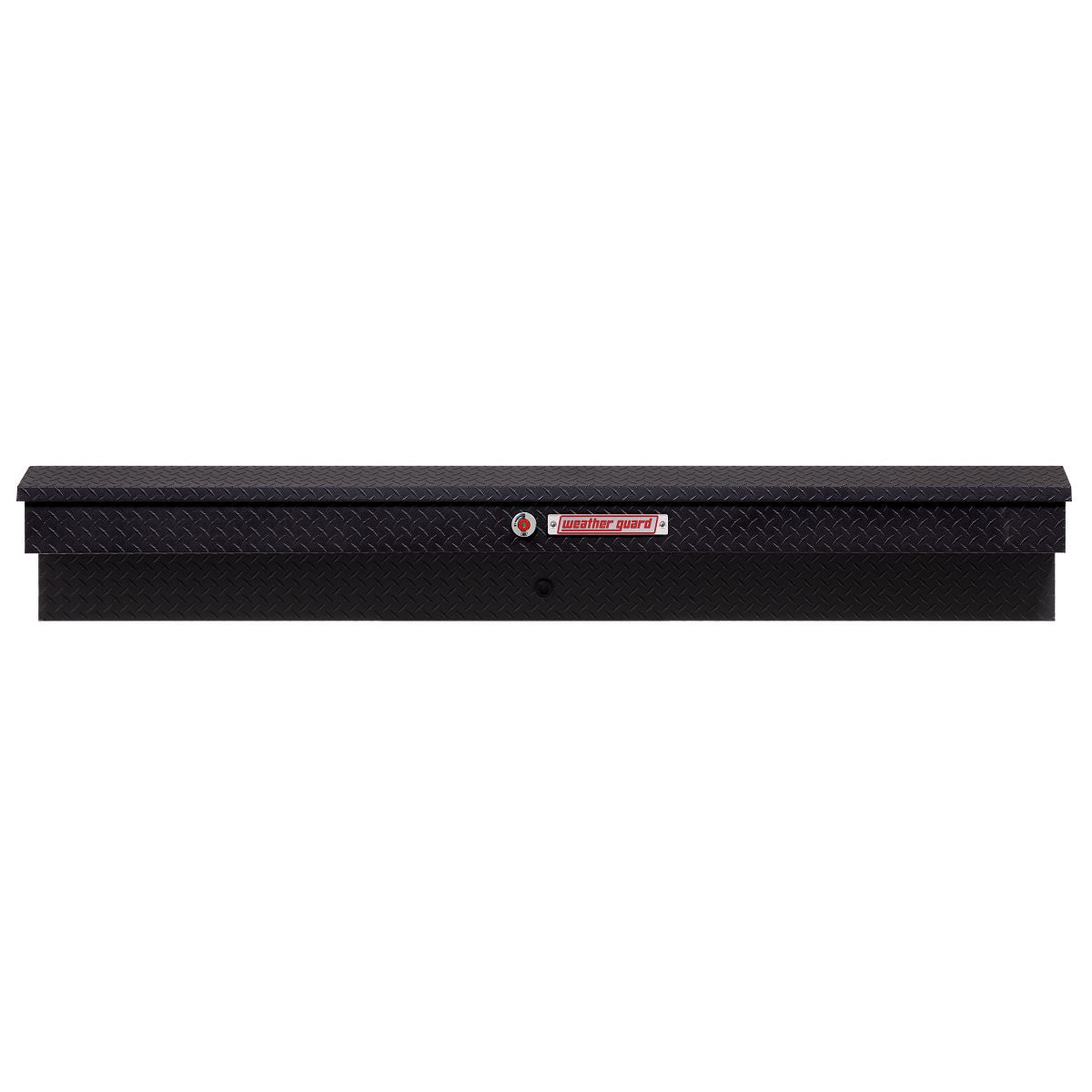 Weather Guard Side Mount Tool Box 87x17x13 Textured Matte Black Aluminum Standard Model 164-52-04
