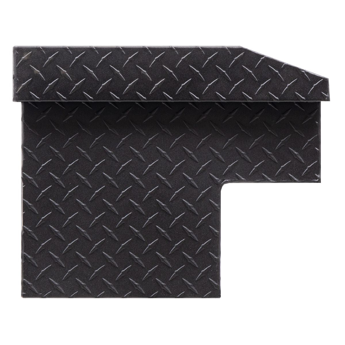 Weather Guard Side Mount Tool Box 87x17x13 Textured Matte Black Aluminum Standard Model 164-52-04
