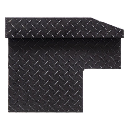 Weather Guard Side Mount Tool Box 87x17x13 Textured Matte Black Aluminum Standard Model 164-52-04
