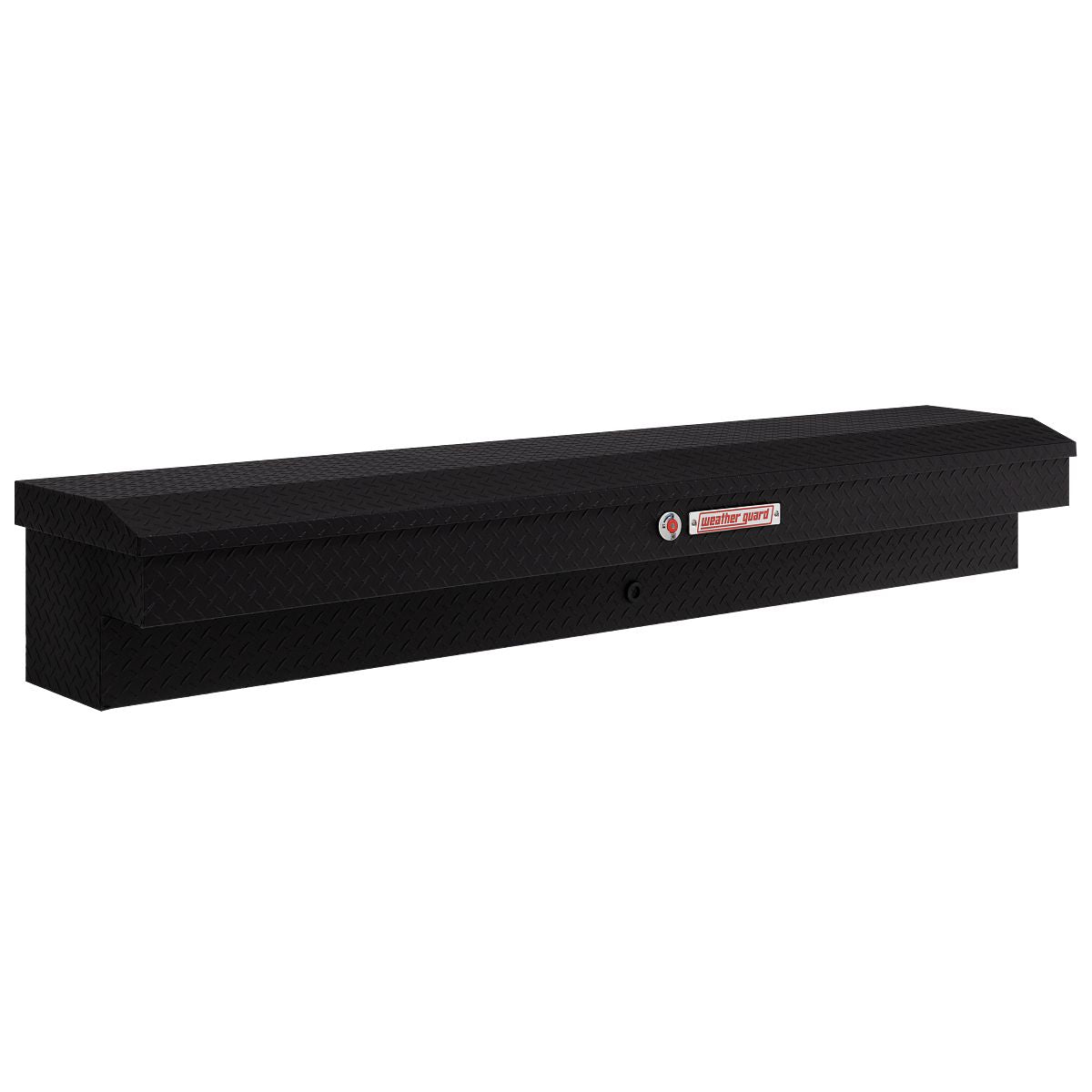 Weather Guard Side Mount Tool Box 87x17x13 Textured Matte Black Aluminum Standard Model 164-52-04