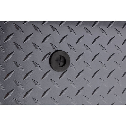 Weather Guard Side Mount Tool Box 87x17x13 Gun Metal Gray Aluminum Standard Model 164-6-04