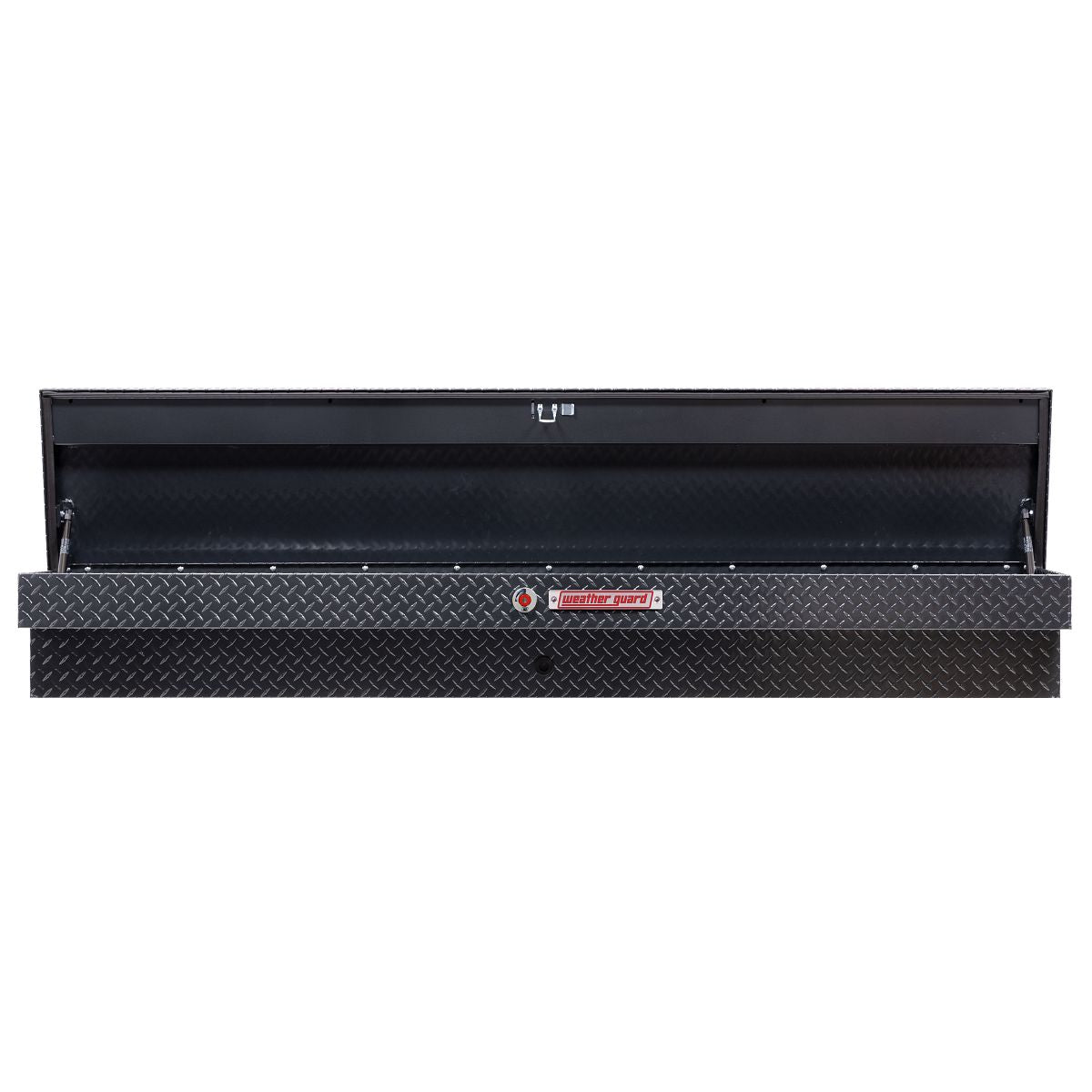 Weather Guard Side Mount Tool Box 87x17x13 Gun Metal Gray Aluminum Standard Model 164-6-04