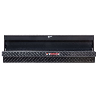 Weather Guard Side Mount Tool Box 87x17x13 Gun Metal Gray Aluminum Standard Model 164-6-04