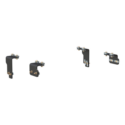 CURT Custom 5th Wheel Brackets, Select Nissan Titan - 16470