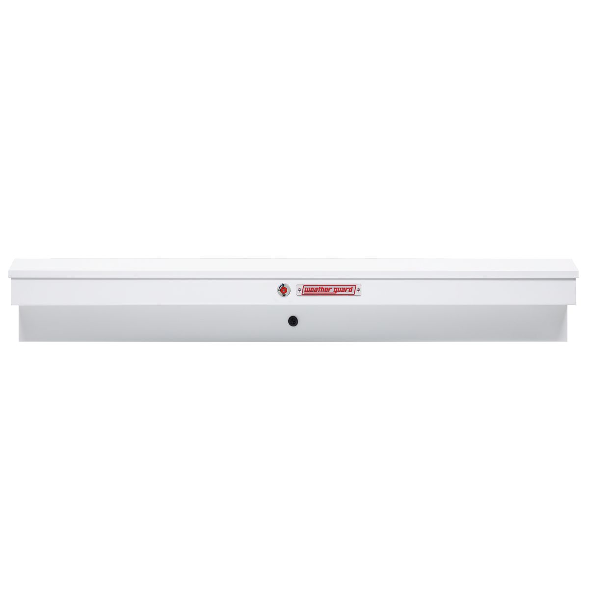 Weather Guard Side Mount Tool Box 87x17x13 White Steel Standard Model 165-3-04