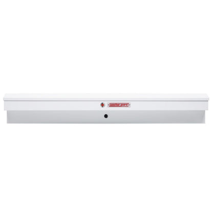 Weather Guard Side Mount Tool Box 87x17x13 White Steel Standard Model 165-3-04