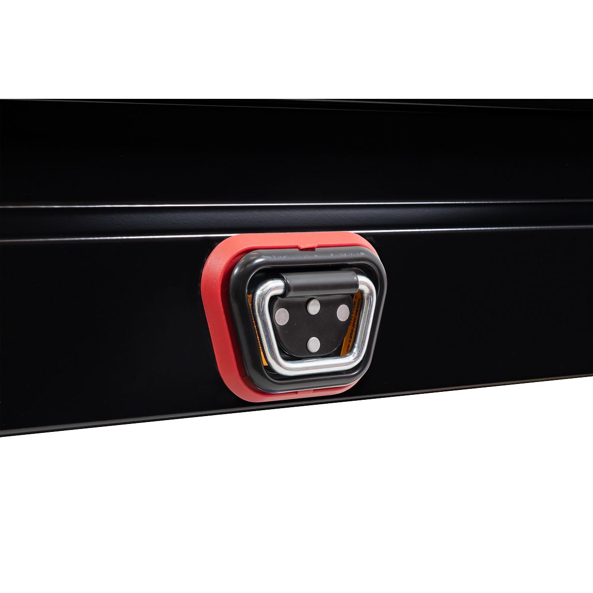 Weather Guard Side Mount Tool Box 87x17x13 Gloss Black Steel Standard Model 165-5-04