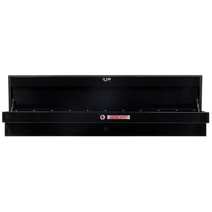 Weather Guard Side Mount Tool Box 87x17x13 Gloss Black Steel Standard Model 165-5-04