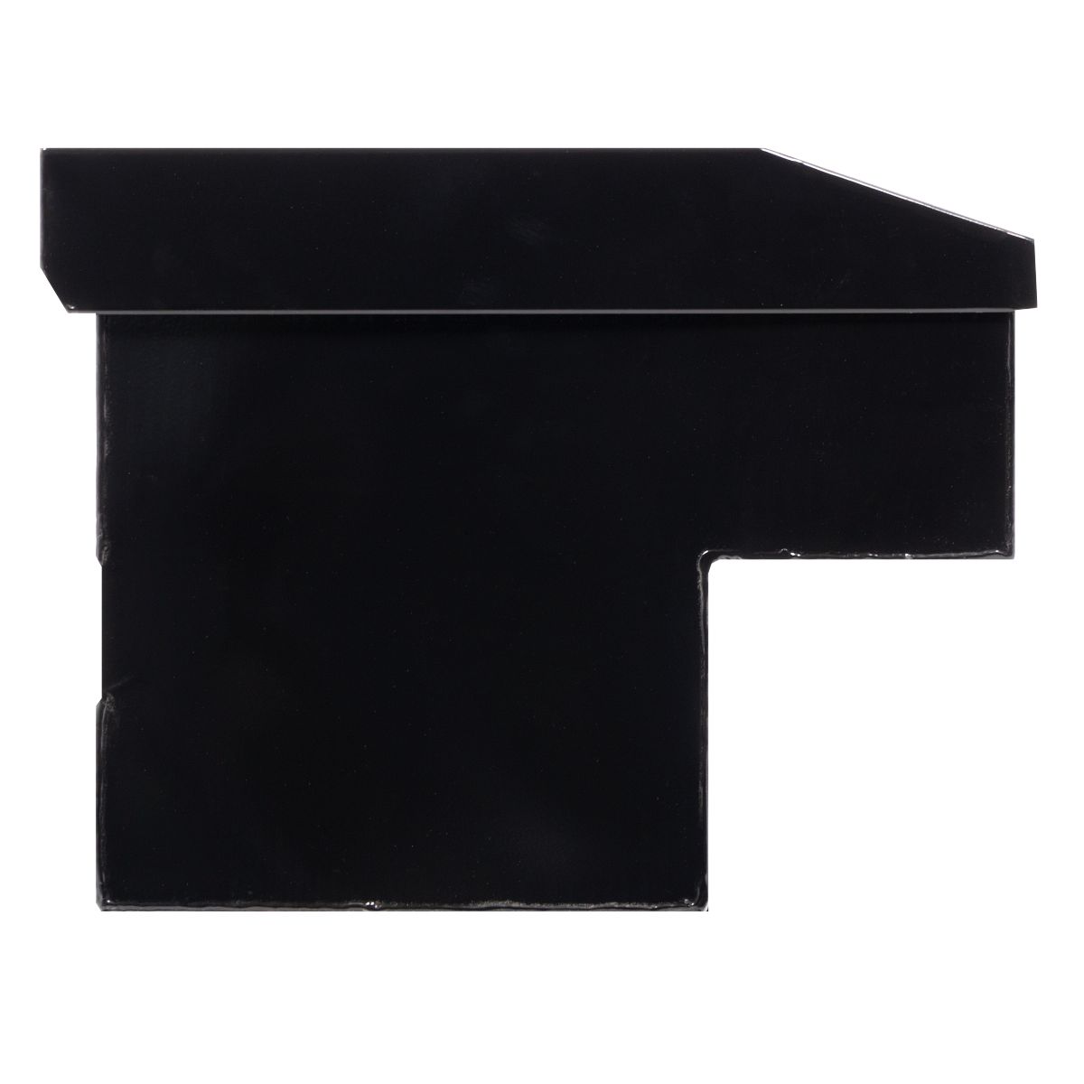 Weather Guard Side Mount Tool Box 87x17x13 Gloss Black Steel Standard Model 165-5-04