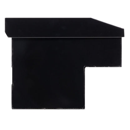 Weather Guard Side Mount Tool Box 87x17x13 Gloss Black Steel Standard Model 165-5-04