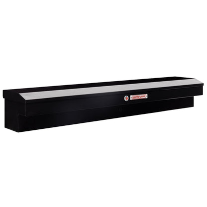 Weather Guard Side Mount Tool Box 87x17x13 Gloss Black Steel Standard Model 165-5-04