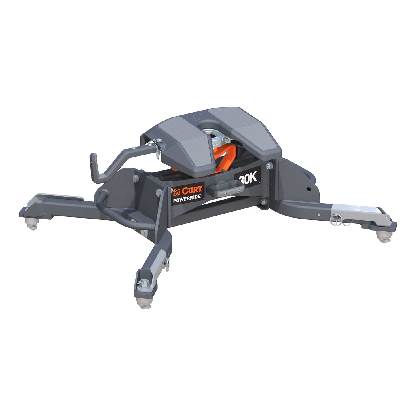 CURT PowerRide 30K 5th Wheel Hitch, Select Ram 2500, 3500, 8' Bed - 16593
