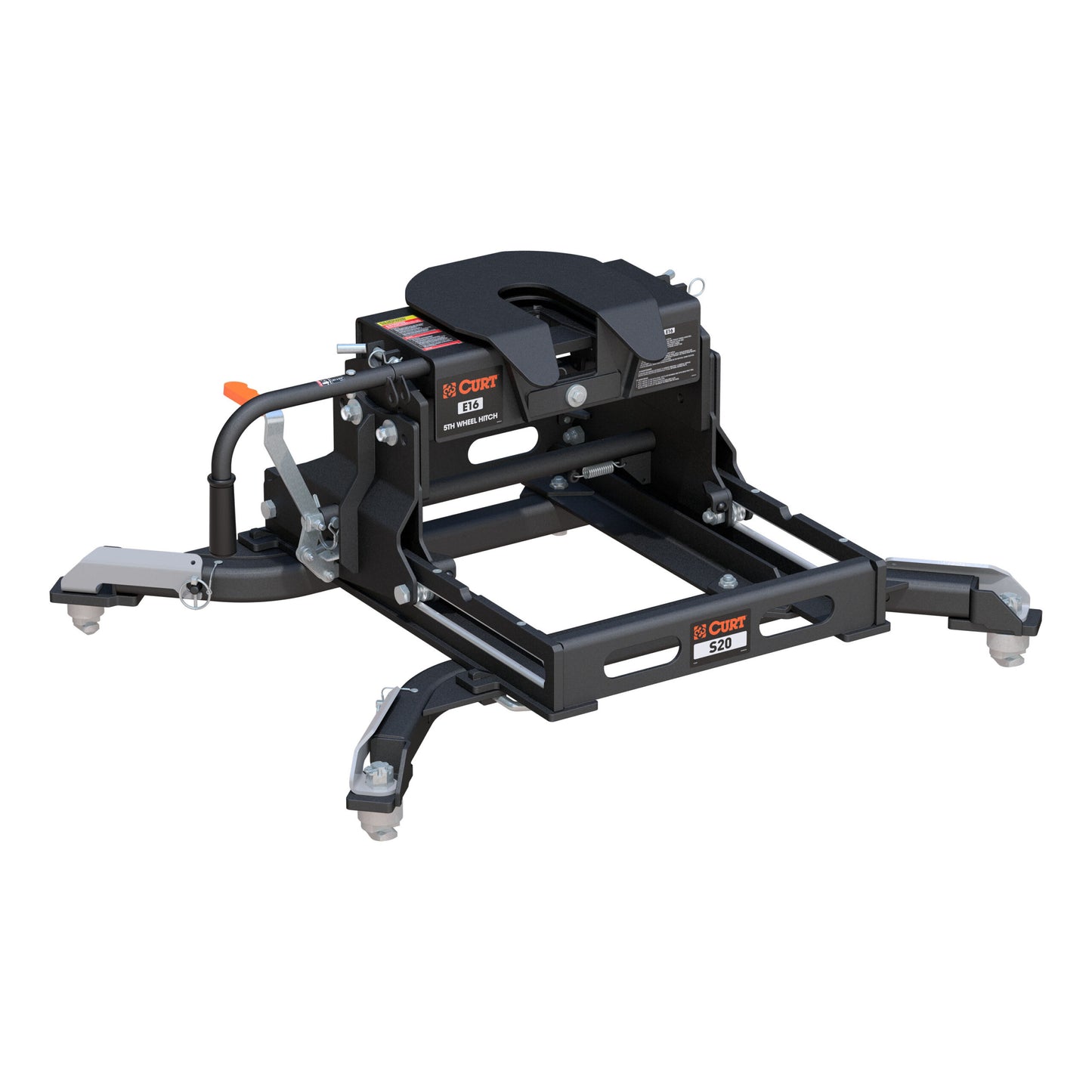 CURT E16 Sliding 5th Wheel Hitch, 16K, Select Ram 2500, 3500, 6.5' Bed Puck System - 16694