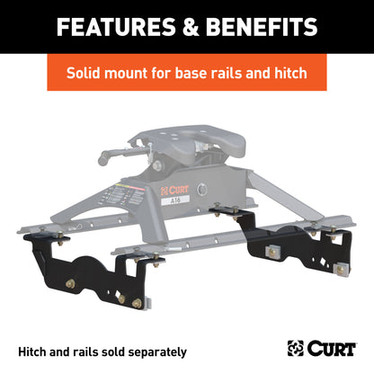 CURT Custom 5th Wheel Brackets, Select Ford F-150 - 16911