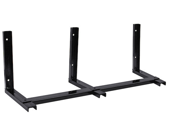 Buyers Products 15x14-in Black Steel Mounting Brackets for 48-In Poly Truck Boxes - 1701001