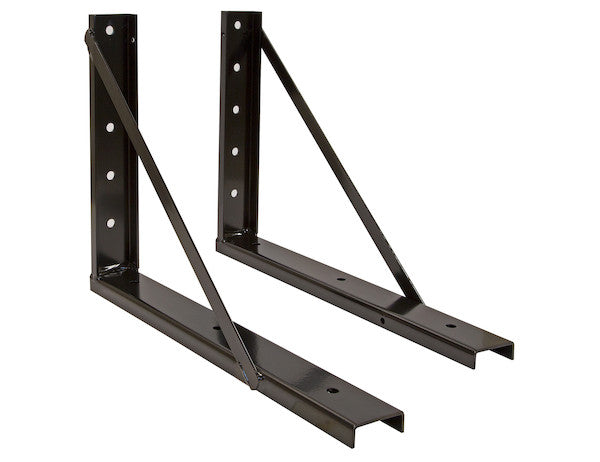 Buyers Products 18-in x 24-in Welded Black Formed Steel Mounting Brackets - 1701011