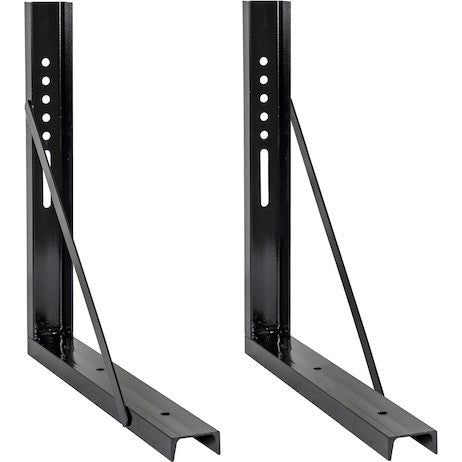 Buyers Products 24-in x 24-in Welded Black Structural Steel Mounting Brackets - 1701015