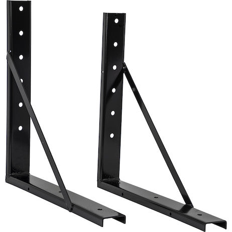 Buyers Products 24x24-in Welded Black Formed Steel Mounting Brackets - 1701016