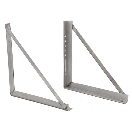 Buyers Products 18-in x 18-in Welded Stainless Steel Mounting Brackets - 1701031