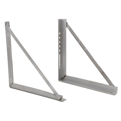 Buyers Products 18-in x 18-in Welded Stainless Steel Mounting Brackets - 1701031