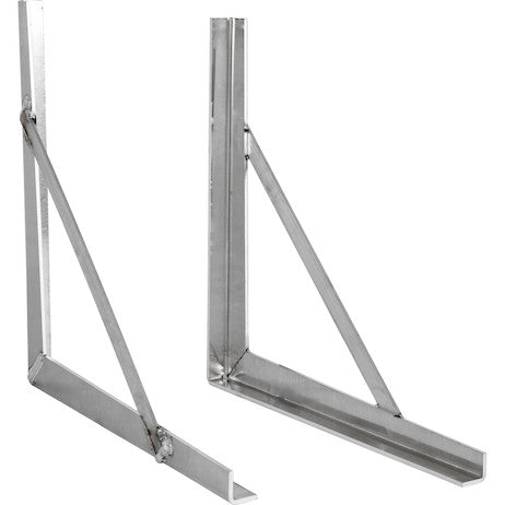 Buyers Products 24-in x 24-in Welded Aluminum Truck Tool Box Brackets - 1701040