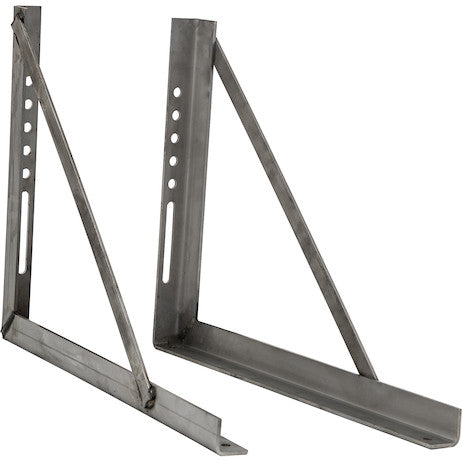 Buyers Products 18-in x 24-in Welded Stainless Steel Mounting Brackets - 1701041