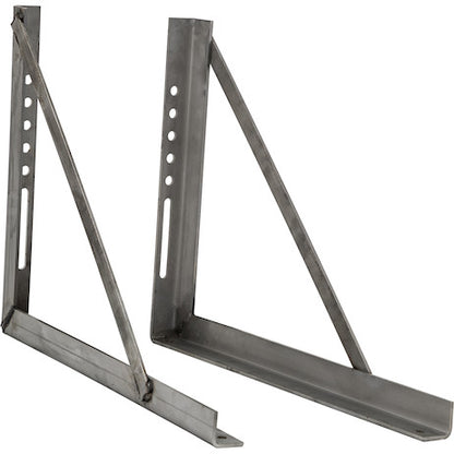 Buyers Products 18-in x 24-in Welded Stainless Steel Mounting Brackets - 1701041