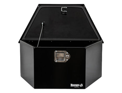 Buyers Products 27-in Wide Gloss Black Steel Trailer Tongue Truck Box - 1701281