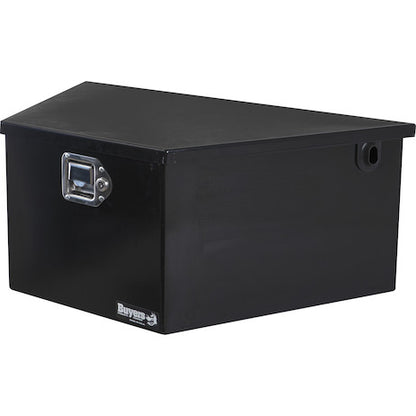Buyers Products 31-in Wide Gloss Black Powder Coated Steel Dump Trailer Pump Box for A-Frame Trailers - 1701283