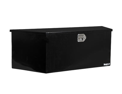 Buyers Products 49-in Wide Gloss Black Steel Trailer Tongue Truck Box - 1701285