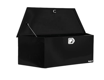 Buyers Products 49-in Wide Gloss Black Steel Trailer Tongue Truck Box - 1701285