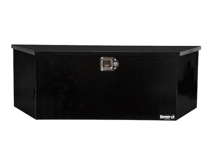 Buyers Products 49-in Wide Gloss Black Steel Trailer Tongue Truck Box - 1701285