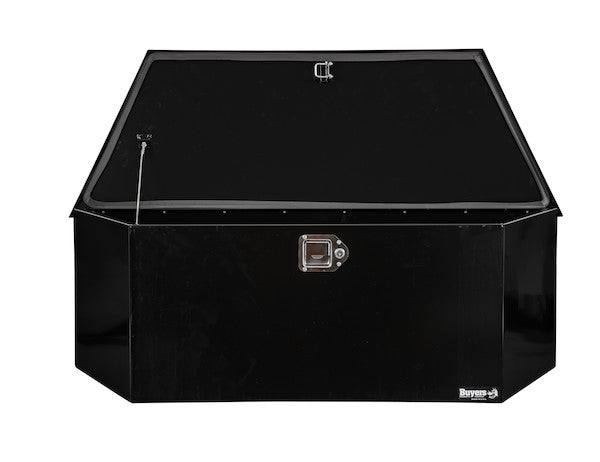 Buyers Products 49-in Wide Gloss Black Steel Trailer Tongue Truck Box - 1701285