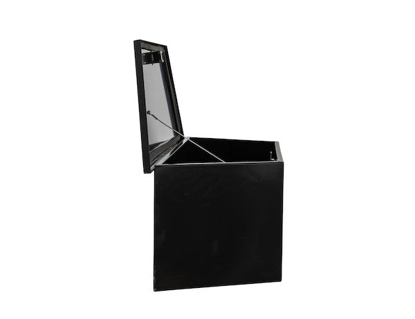 Buyers Products 49-in Wide Gloss Black Steel Trailer Tongue Truck Box - 1701285