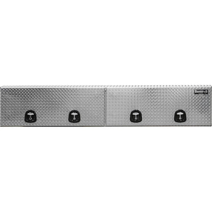 Buyers Products 96-in x 16-in x 13-in Diamond Tread Aluminum Topsider Truck Box with Flip-Up Doors - 1701361
