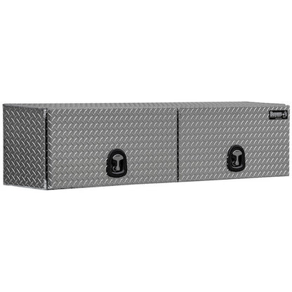 Buyers Products 18x16x90-in Diamond Tread Aluminum Topsider Truck Box with Flip-Up Doors - 1701365