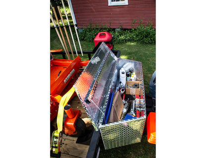 Buyers Products 49-in Wide Diamond Tread Aluminum Trailer Tongue Truck Box - 1701385