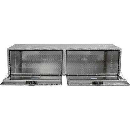 Buyers Products 72-in x 16-in x 13-in Diamond Tread Aluminum Topsider Truck Box - 1701551