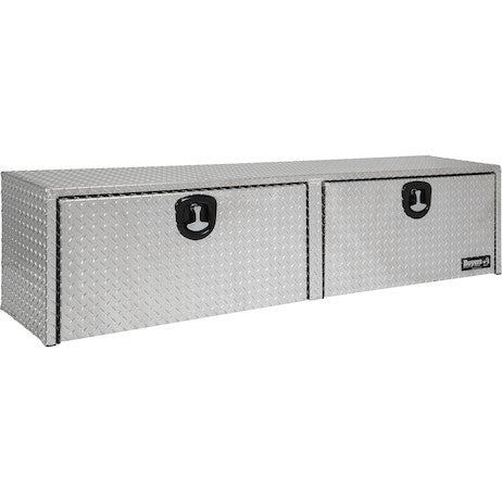 Buyers Products 88-in x 16-in x 13-in Diamond Tread Aluminum Topsider Truck Box - 1701556
